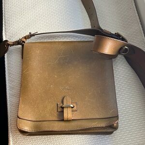 Bellini Tan Leather Messenger Bags